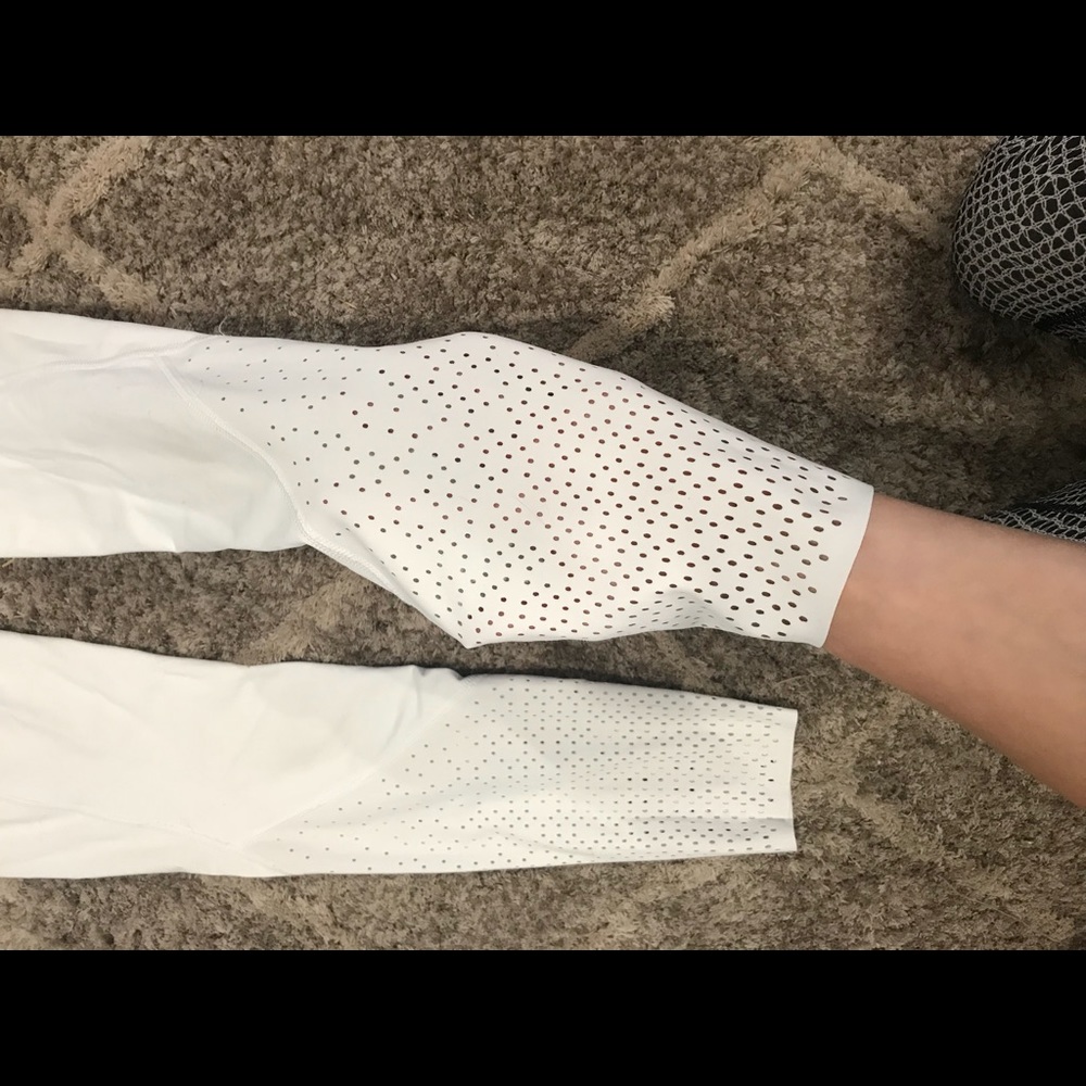 White Lululemon Anew Tight!